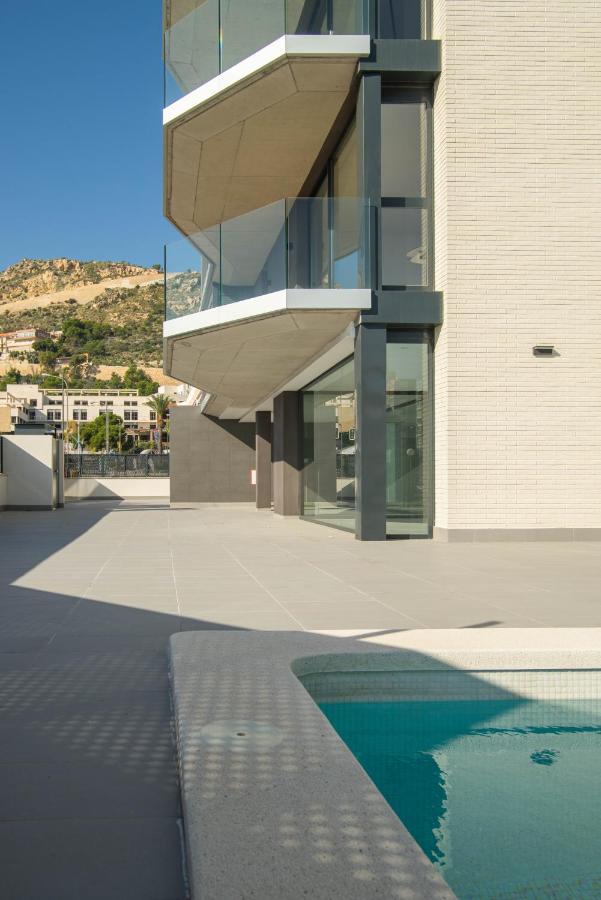 Modern Sea Front Jacuzzi Blue Sky Appartement Alicante Buitenkant foto