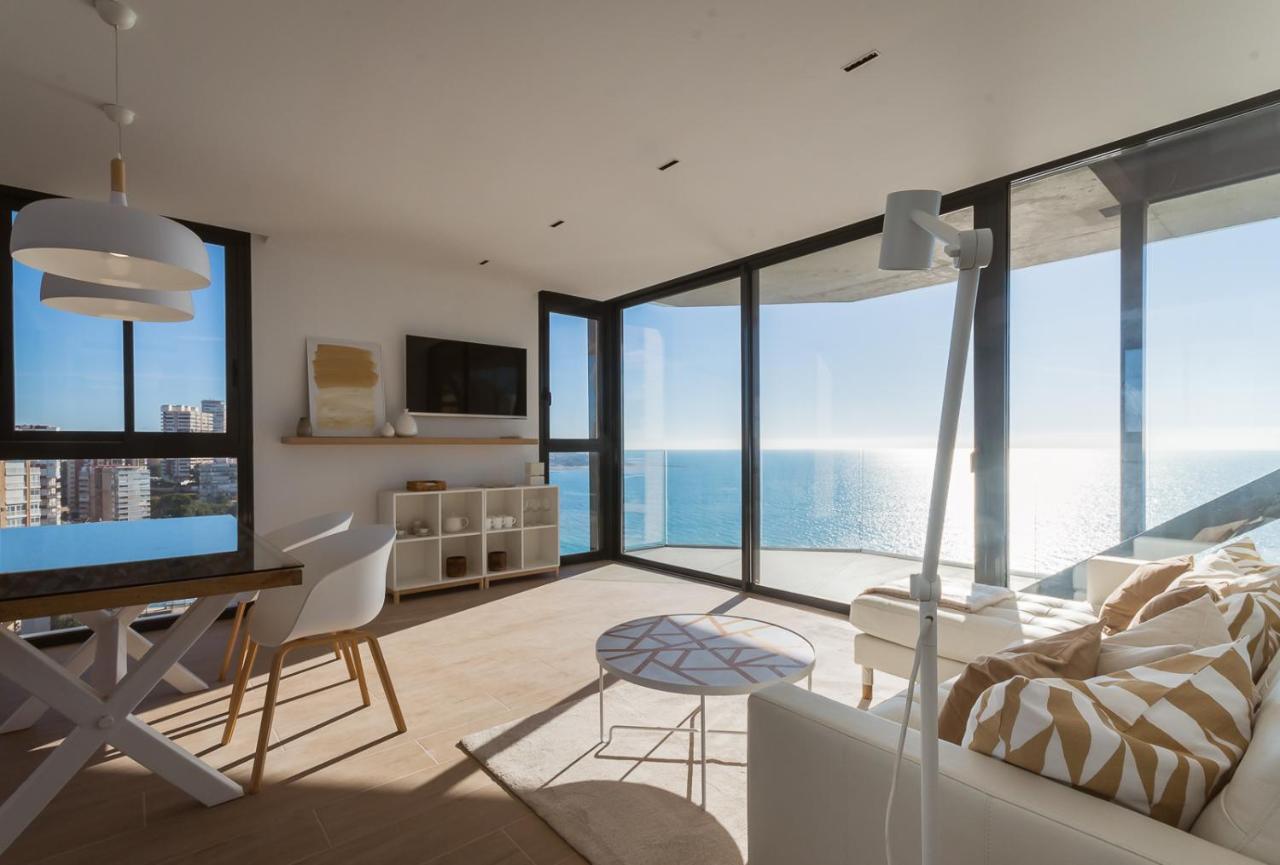 Modern Sea Front Jacuzzi Blue Sky Appartement Alicante Buitenkant foto