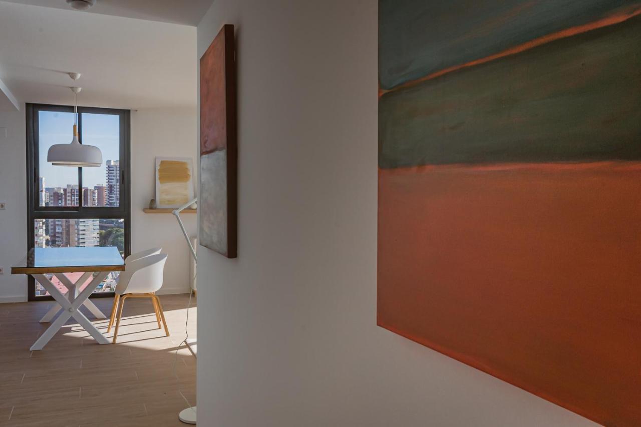 Modern Sea Front Jacuzzi Blue Sky Appartement Alicante Buitenkant foto
