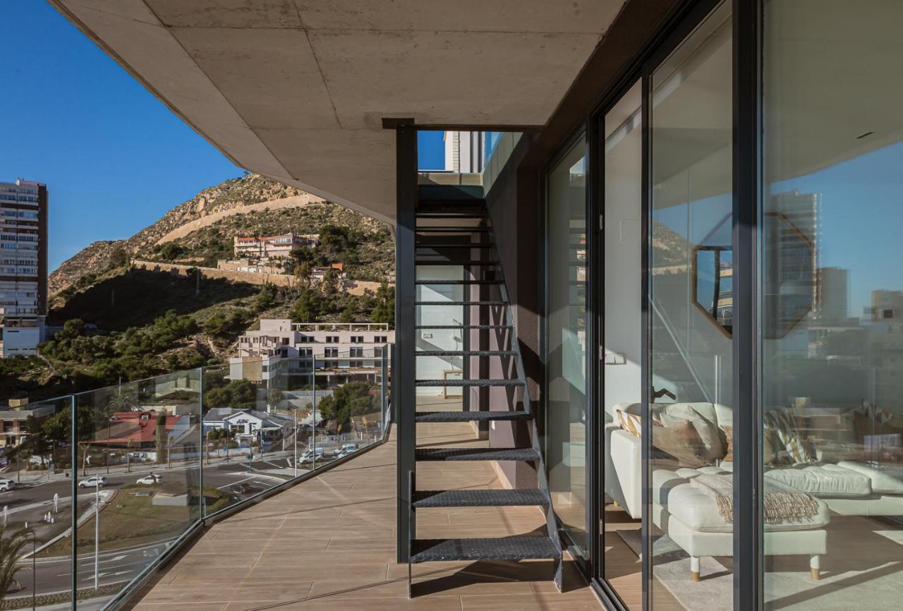 Modern Sea Front Jacuzzi Blue Sky Appartement Alicante Buitenkant foto